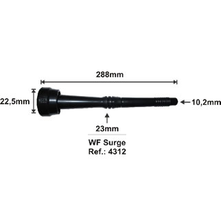 Teteira de Borracha - 1 Anel 23mm - WF Surge